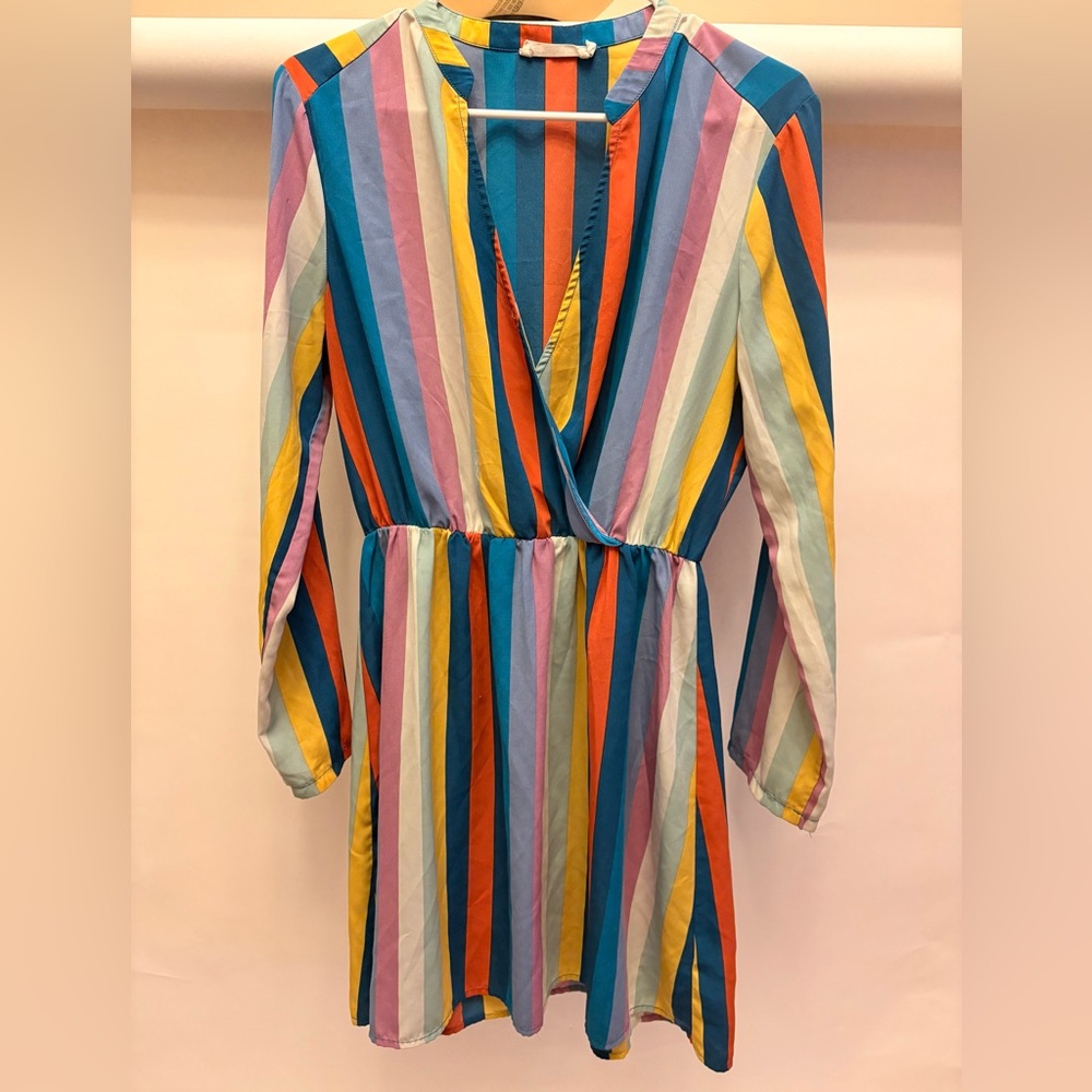 Colorful Striped Dress